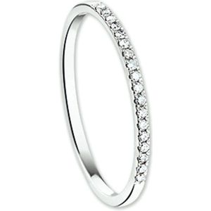 Huiscollectie 4103076 Witgouden ring met diamant 0.09 crt