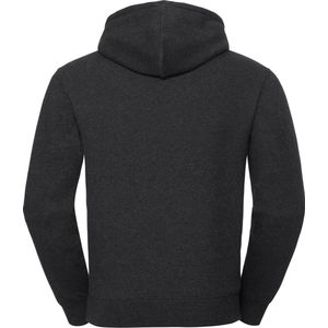 Russell Unisex Authentieke Melange Hooded Sweatshirt (Houtskoolmelange)