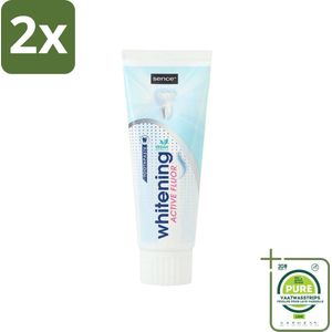 Sence - Whitening - Tandpasta - Met Fluor - 75 ml - Voordeelverpakking - 2 stuks - Tandpasta - Whitening