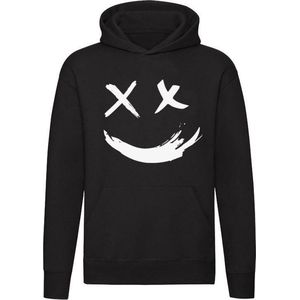 Smiley Paint hoodie | graffiti | clown | lachen | unisex | trui | sweater | hoodie | capuchon