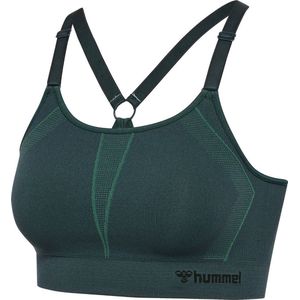 Hummel - Hmlmt Power Seamless Sports Bra - Groen - Sport bh