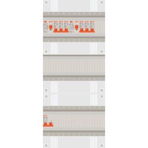 1 fase groepenkast met 6 licht groepen