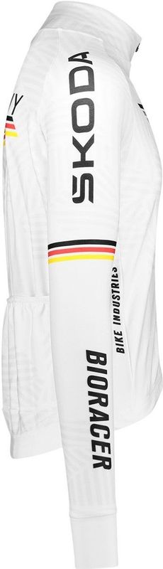 Bioracer - Icon - Fietsvest - Wit - Fietsshirt Heren Korte Mouw