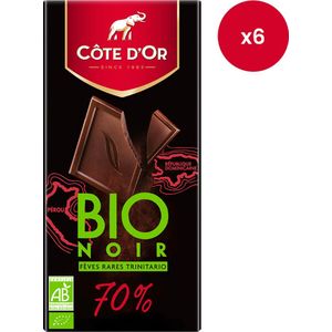 Côte d'Or - chocoladetablet - Bio Noir 70% - 90g x 6