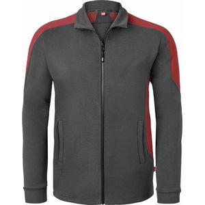 HAVEP Vest Bicolor 10077 - Charcoal/Rood - L