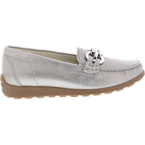 Waldläufer - 785511-204-503 Instappers - Metallic - Leer