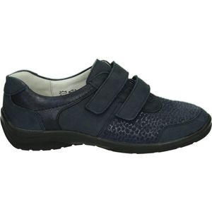 Waldläufer - Klittenbandschoenen - Marine - Leer