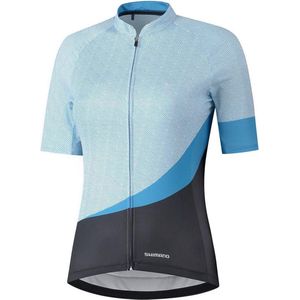 Shimano Mizuki – Fietsshirt - Dames – Race Shirt – M – Blauw / Grijs