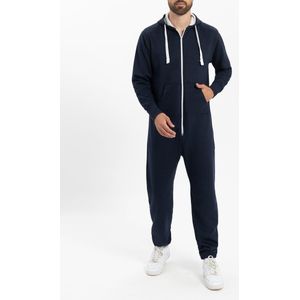 Navy Onesie - Huispak - Onesie mannen - Onesie Vrouwen - Maat XS