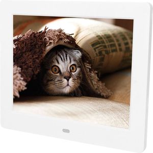 Ingebouwde luidspreker, muziek- en fotoweergave voor 8 inch digitale fotolijsten met 800x600 IPS LCD-scherm