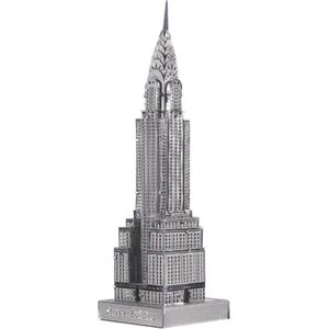 Chrysler Building 3D Metalen Miniatuur Bouwpakket - Schaalmodel Puzzel Amerika - Gebouw - Toren - Flat