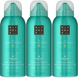 3x Rituals Ritual of Karma Body Lotion Mousse 150ml