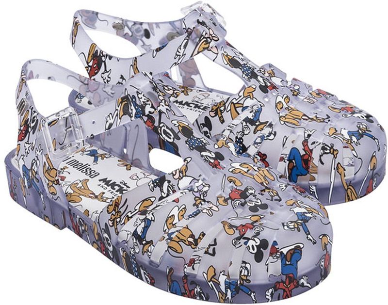 Melissa - Mini Possession Print - Slippers - Clear Multicolor - Jelly