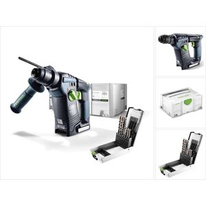 Festool BHC 18 Li-Basic accuklopboormachine 18V ( 574723 ) 25Nm Brushless Solo in Systainer + 7-delige bitset - zonder accu, zonder oplader