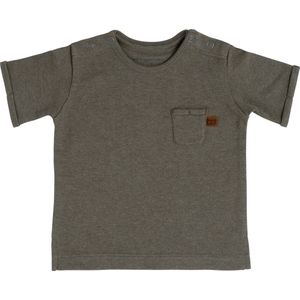 Baby's Only T-shirt Melange - Khaki - 56 - 100% ecologisch katoen - GOTS