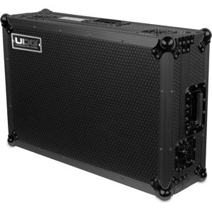 UDG Ultimate Flightcase Pioneer DDJ-FLX10 Black Plus Laptop Shelf+Wheels (U91088BL) - DJ-controller case