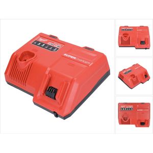Milwaukee M12-18SC snellader 12 V / 18 V 13,5 Ampere ( 4932471735 ) voor Li-Ion accu's