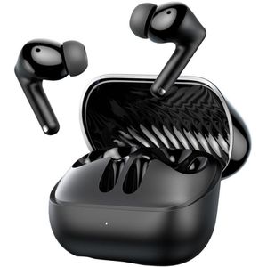 oraimo SpaceBuds Neo+ – Draadloze oordopjes met actieve ruisonderdrukking (ANC), 30 uur speeltijd, Sound360 en IPX4 – Zwart