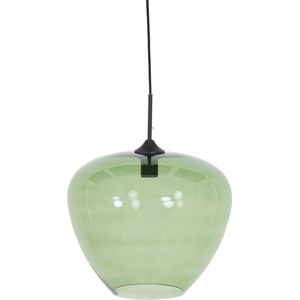 Light & Living Hanglamp Mayson - Glas Groen - Ø40cm - Modern - Hanglampen Eetkamer, Slaapkamer, Woonkamer