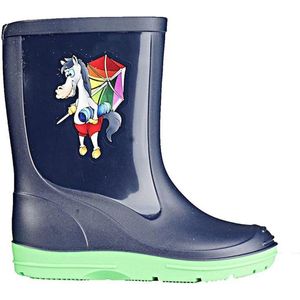 Horka Regenlaarzen Jongens Pvc Blauw/groen Maat 29