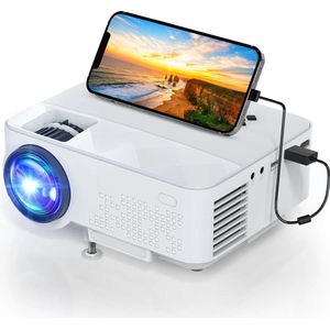 Mygroot - Mini Projector - Videoprojector - 7000 Lumen - Home Theater - 240 Inch Display - 90,000 Uur Lcd.