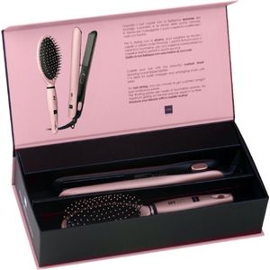 Labor Pro Stijltang En Haarborstel Cotton Candy Gift Set Pink