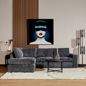 MySofa - Hoekbank - Antraciet - Teddy