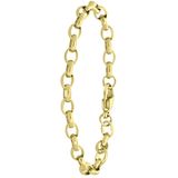 Lucardi - Blanche - Armband - Goudkleurig - Staal - 20 cm