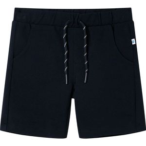 Kindershorts met trekkoord - Maat 116 - Marineblauw