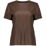 Geisha - T-shirt - Dark Brown - Glitter 52605-41