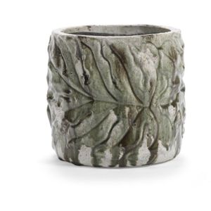 Serax Bloempot Bladeren Groen-Multicolour D 25.5 cm H 23 cm