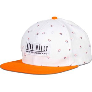 King Willy - Koningsdag kleding - Pet - Koningsdag - Dames - Heren - Accessoires - Snapback - Cap - Rood Wit Blauw - Oranje - Vlaggetjes