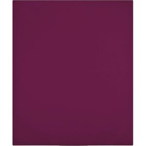 vidaXL Jersey Hoeslaken - Hoeslaken - Hoeslaken jersey 180x200 cm katoen bordeauxrood - Katoenen Hoeslaken - Bordeaux Hoeslaken - King Size Hoeslaken