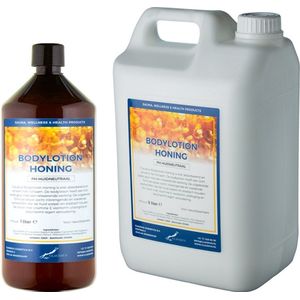 Bodylotion Honing 1 liter - hervulbaar + Jerrycan 5 liter navulling