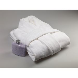 Bamatex Home Textiles - Badjas - WIT - velours - 400 gr/m² - 100% katoen - unisex