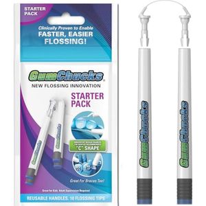 Ergonomisch Flosdraad met Handvat - Voor Kinderen en Volwassenen - Starterkit met Navullingen