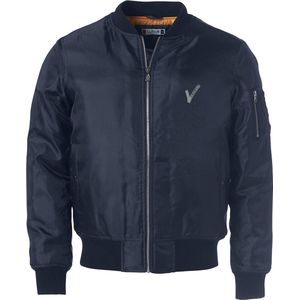 Clique Security / Beveiliging Bomber jack Dark Navy incl. Borstlogo (V-tje) en Ruglogo (SECURITY) - Maat XL - VOOR PROFESSIONALS