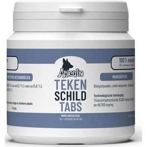 Aniculis - Tekenschild Tabs voor honden - 60 tabletten - Natuurlijk tegen teken, vlooien en mijten - Activeert het huidmetabolisme voor preventieve maatregelen tegen teken
