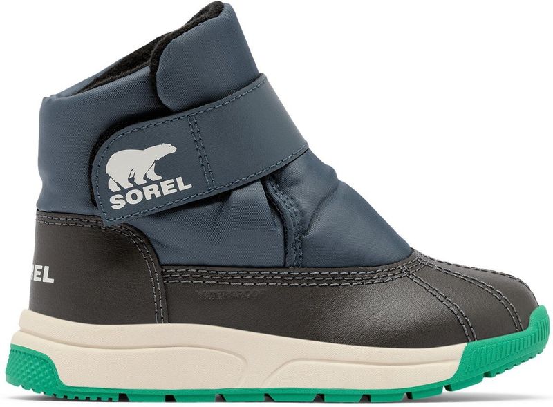 Sorel CHILDREN'S WHITNEY™ III STRAP MID WP Unisex Snowboots - Uniform Blue, Jet