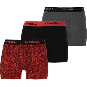O'Neill - 3 Pack Herenboxers - Frozen Wave & Plain - Maat: S