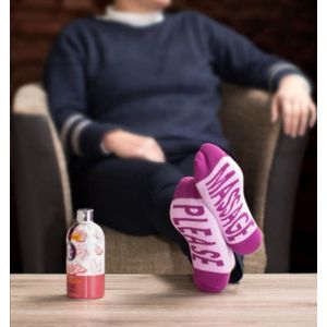 Verjaardag cadeau - Massage Sokken - Sokken - Leuke sokken - Vrolijke sokken - Luckyday Socks - Sokken met tekst