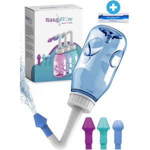 NasoFlow - Incl 30 Neusspoelzout - Neusdouche - neti pot - neusdouche volwassenen