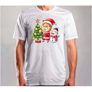 Frosty Capy Dag - T Shirt - MerryChristmas - ChristmasVibes - Funny - Sarcasm - VrolijkKerstfeest - Kerstmis - Grappig - Sarcasme - Capybara - Capy