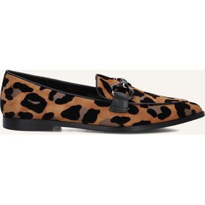 Stefano Lauran - Instappers - Bruin - Elegante Leopard Print