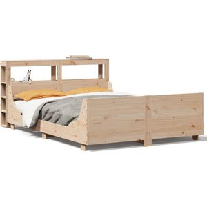 vidaXL - Bedframe - zonder - matras - massief - grenenhout - 120x190 - cm