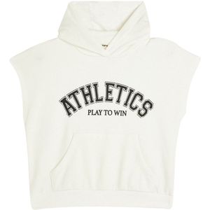 Capuchon kraag Met drukwerk Kapuzensweatshirt