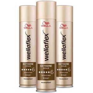 Wella - Flex Haarspray Power Hold Mega Strong - 250 ml - Haarlak
