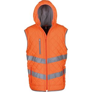 Yoko hooded gilet 3XL Oranje