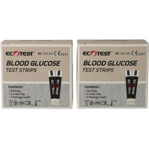 100 stuks Teststrips en Lancetten voor Bloedglucosemeter Ecotest Bloedsuikermeter - Lancetten voor Vingerprikken