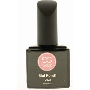 Gelzz Gellak - Gel Nagellak - kleur Pink Rose G022 - Roze - Dekkende kleur - 10ml - Vegan